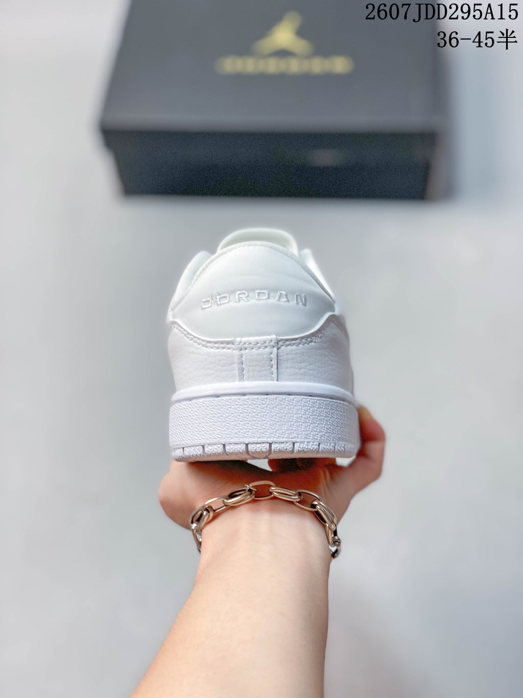 Nike Air Jordan 1 Low Sneakers in White 2607JDD295A15 - product image from the listing.
