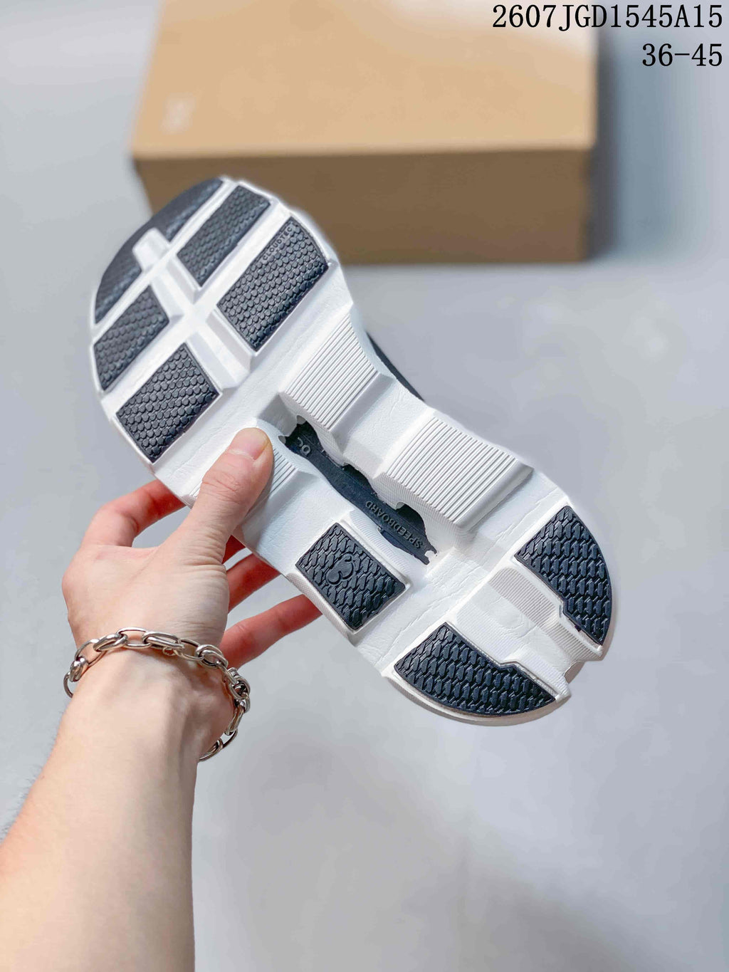 On CloudTilt Sneakers in Dark Gray White 2607JGD1545A15 - product image from the listing.