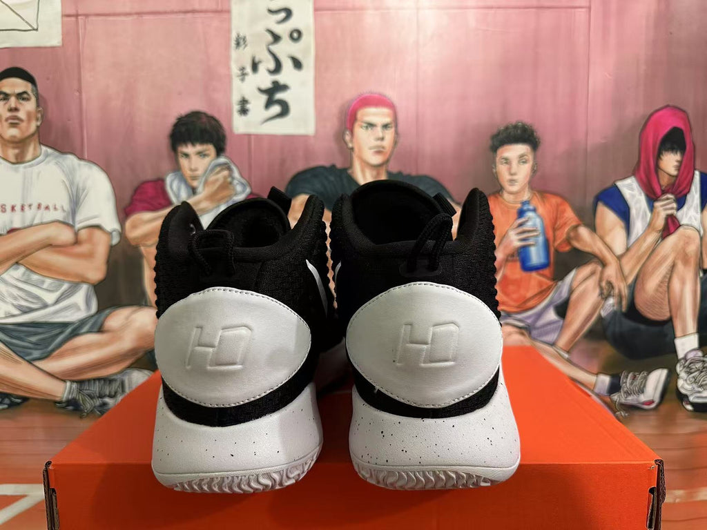 Nike Hyperdunk Basketball Shoes in Black and White - product image from the listing.