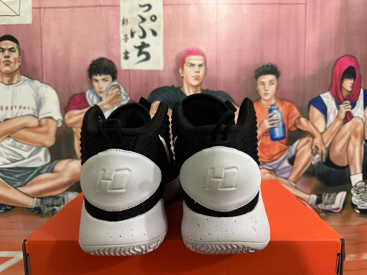 Nike Hyperdunk Basketball Shoes in Black and White - product image from the listing.
