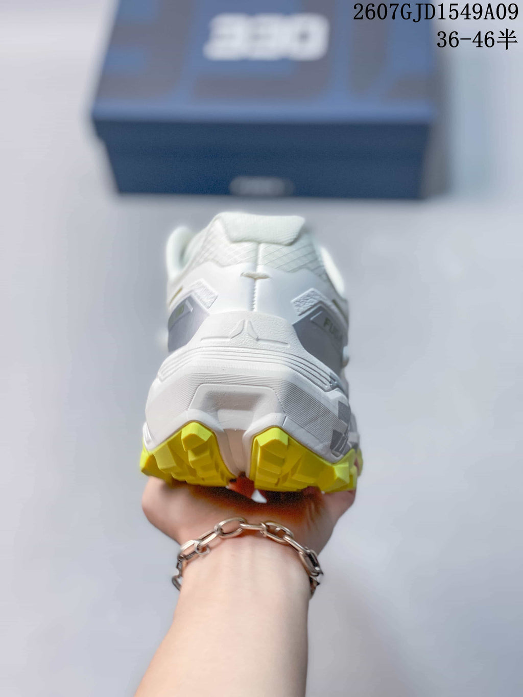 Kailas Fuga Ex 330 Trail Running Shoes in White Lime - product image from the listing.