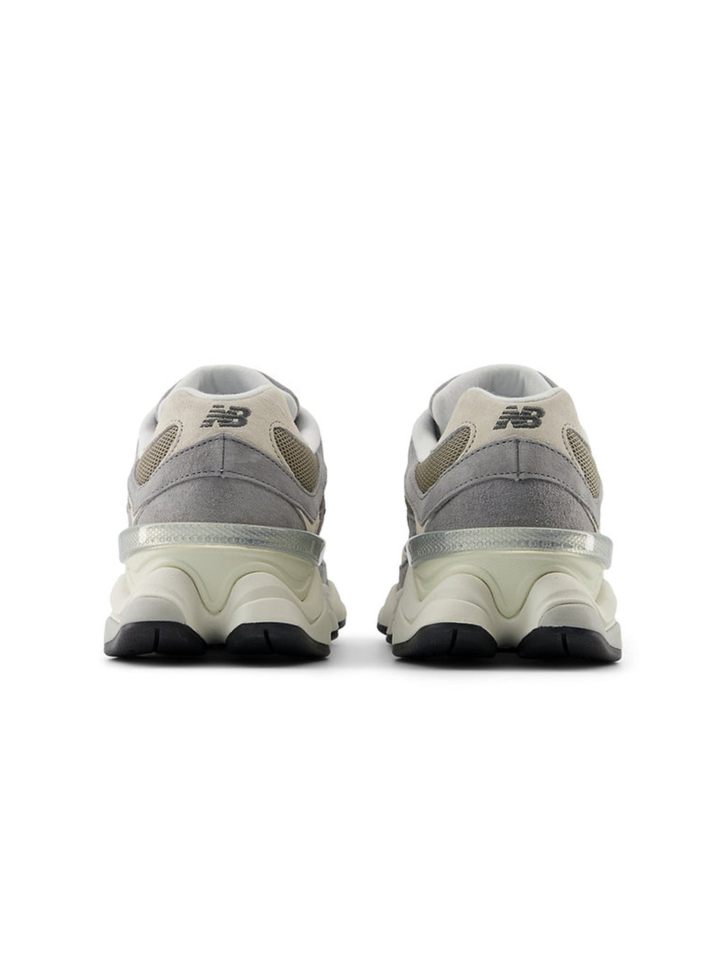Men's New Balance 9060 Lifestyle Shoes - Grey/Brown - product image from the listing.