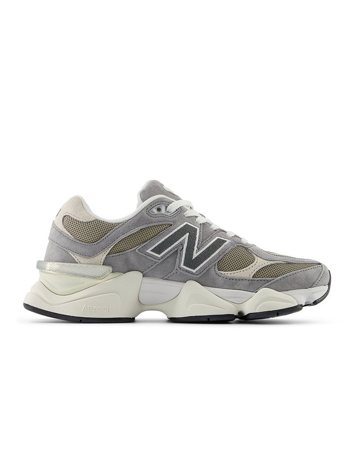 Men's New Balance 9060 Lifestyle Shoes - Grey/Brown - product image from the listing.