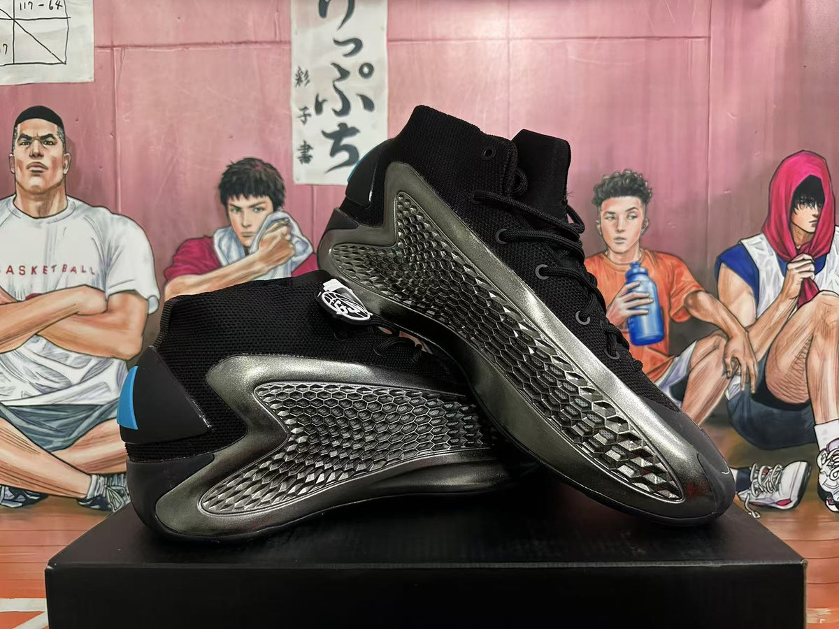 adidas Basketball Sneakers in Black Silver - product image from the listing.