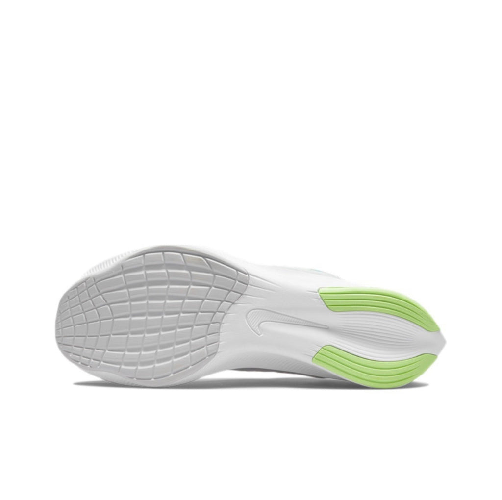 Nike Zoom Fly 4 Running Shoes in White Yellow CT2392-100 - product image from the listing.