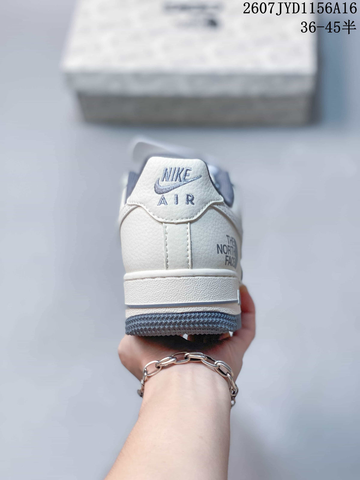 Nike Air Force 1 '07 Low Sneakers in Gray White 2607JYD1156A16 - product image from the listing.
