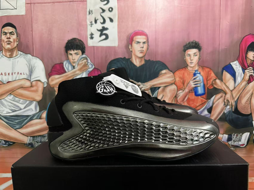 adidas Basketball Sneakers in Black Silver - product image from the listing.