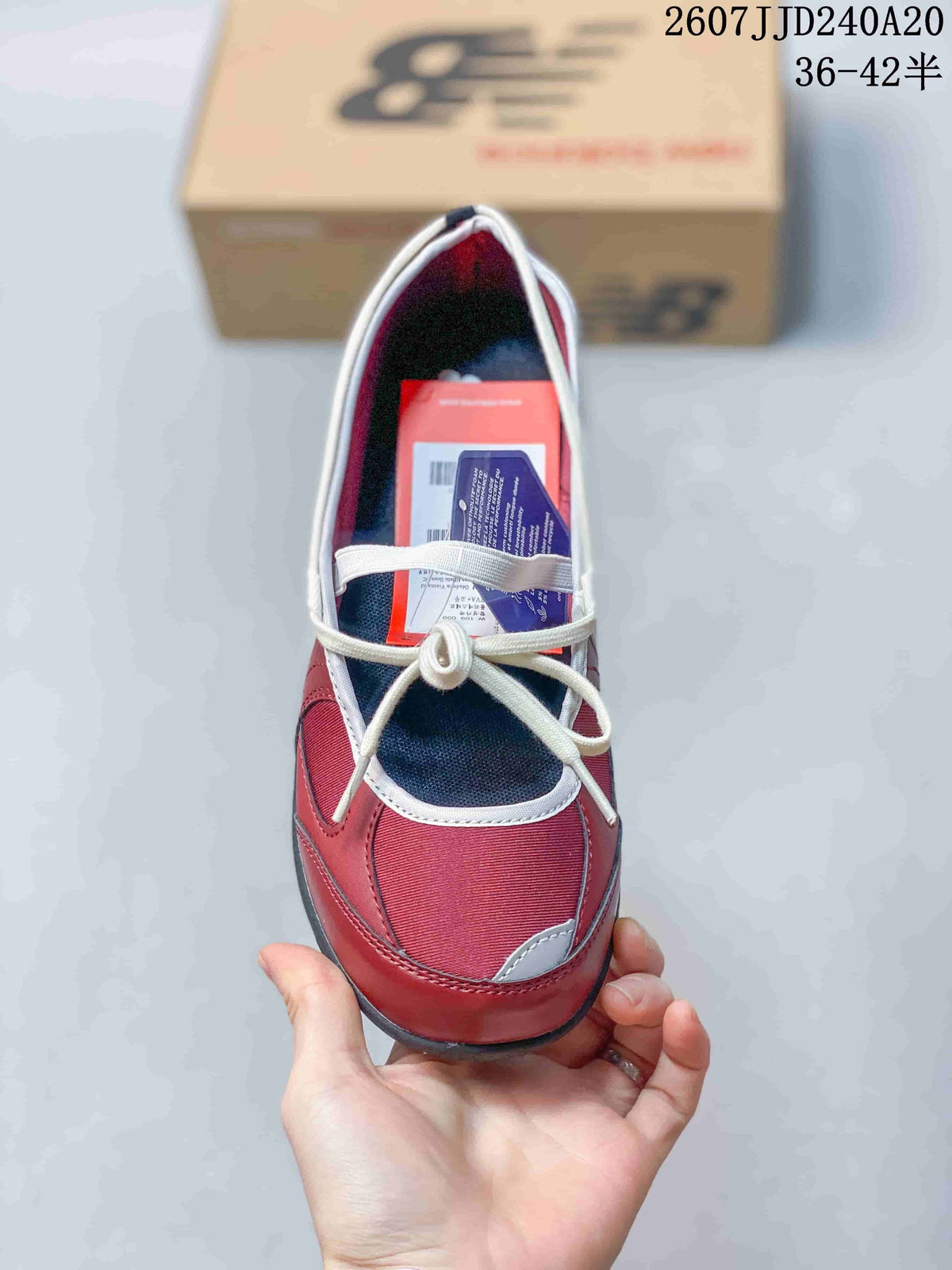 New Balance Flat Breeze Sneakers in Red 711260QQT - product image from the listing.