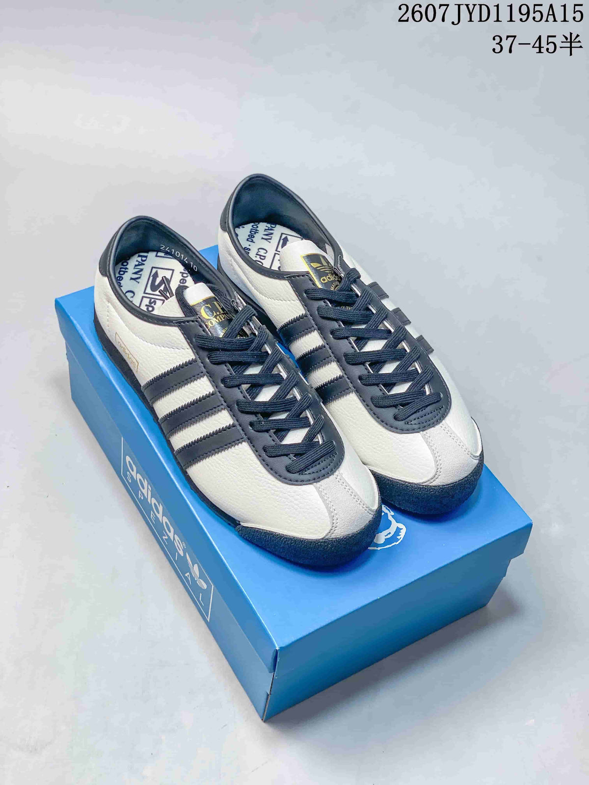 adidas x C.P. Company Italia SPZL Sneakers Off-White in Navy - product image from the listing.