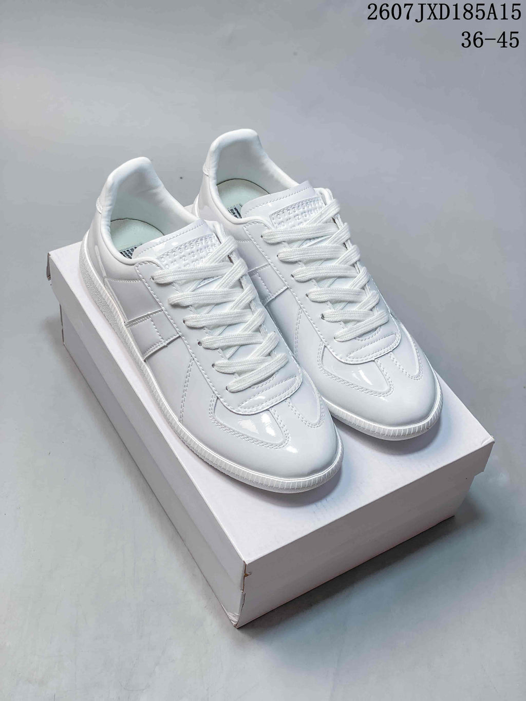 Maison Margiela S57WS0236 White Calfskin Trainers - product image from the listing.