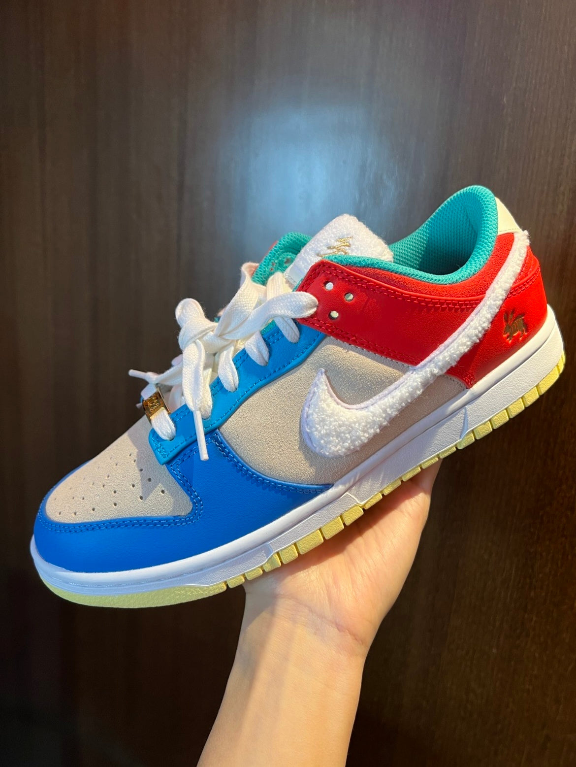 Nike Dunk Low Year of the Rabbit in Blue Beige FD4203-111 - product image from the listing.