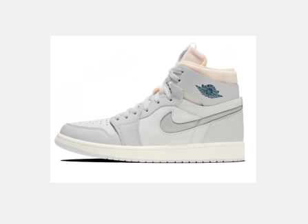 Jordan High-Top Sneakers in White and Grey DH4268-001 - product image from the listing.