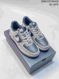 Nike Air Force 1 '07 Low-Top Sneakers in Grey White - product image from the listing.