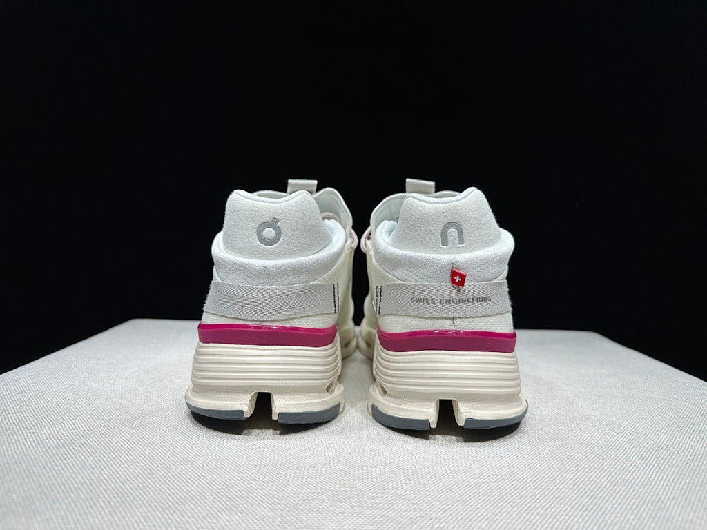 Ivory and Pink On Cloudnova 2 Sneakers - product image from the listing.