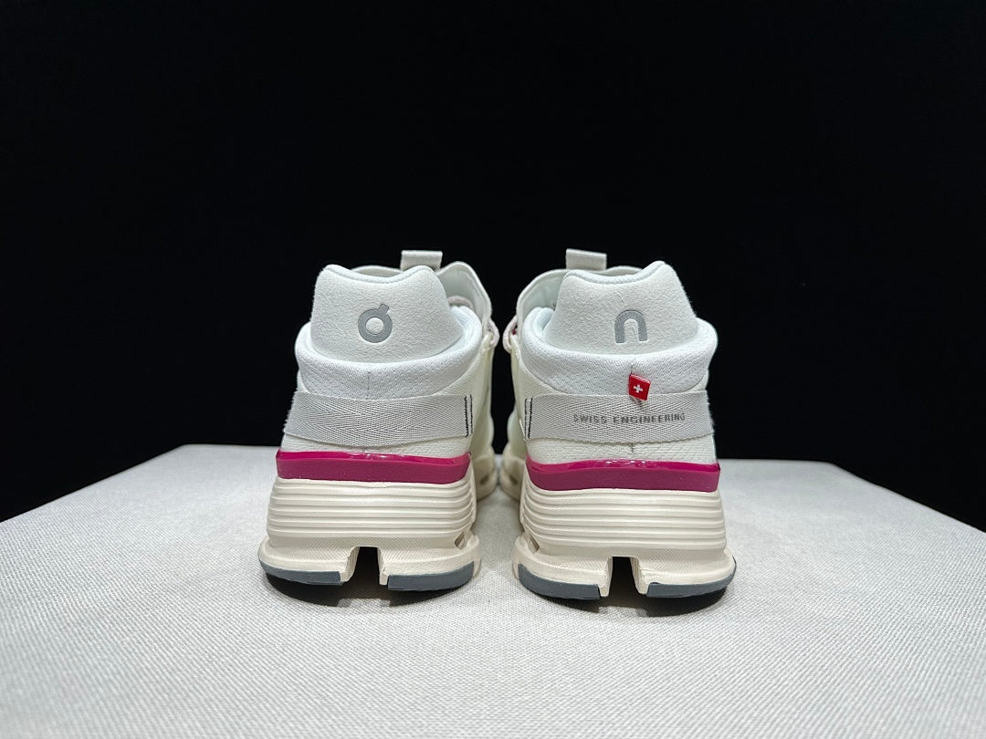 Ivory and Pink On Cloudnova 2 Sneakers - product image from the listing.