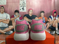 Nike Low-Top Sneakers in Pink and Grey - product image from the listing.