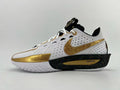 Nike GT Cut 3 Basketball Shoes in White and Gold HF5702-170 - product image from the listing.
