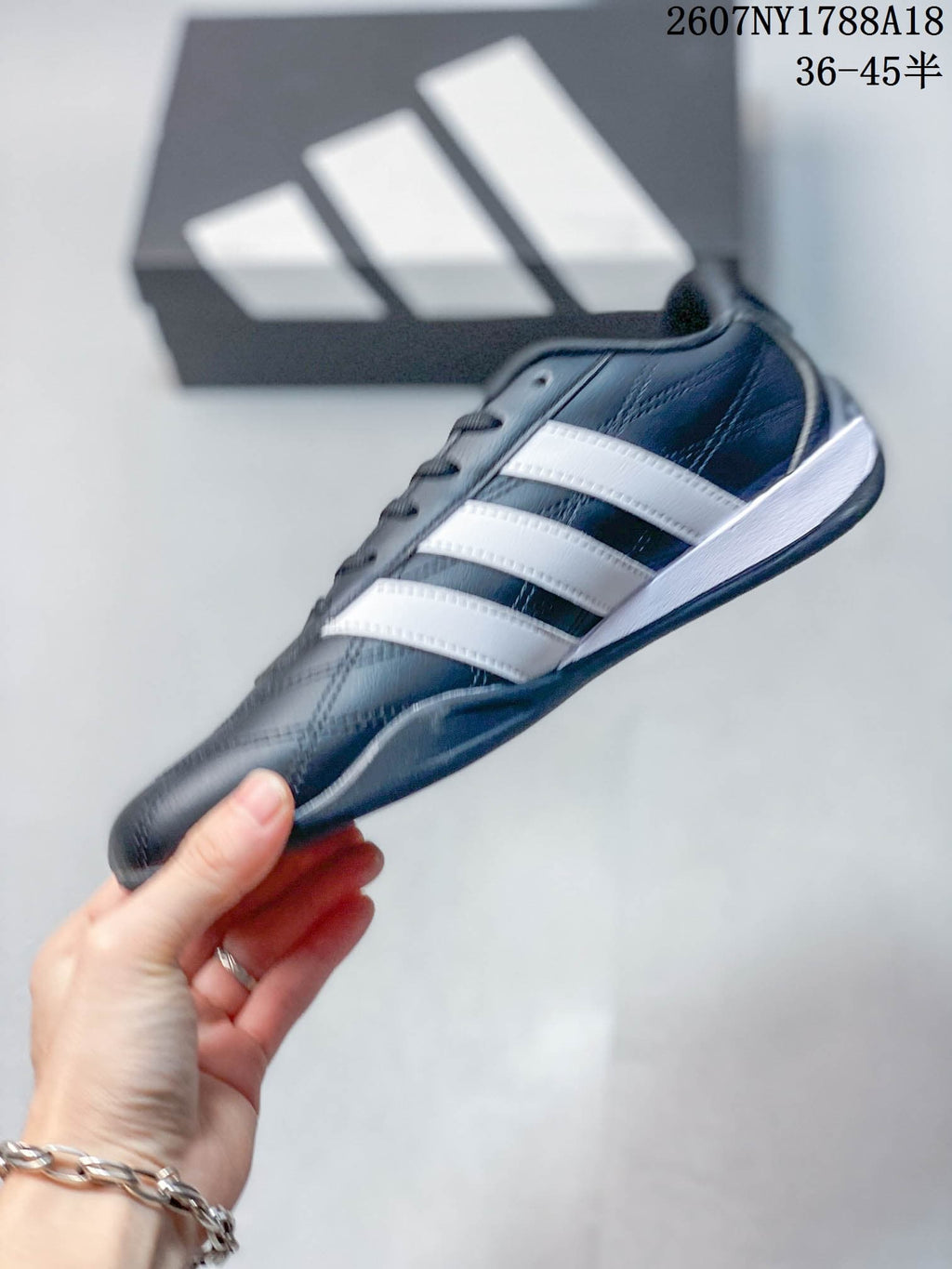 adidas Adipista Casual Sneakers in Navy White EG8662 - product image from the listing.