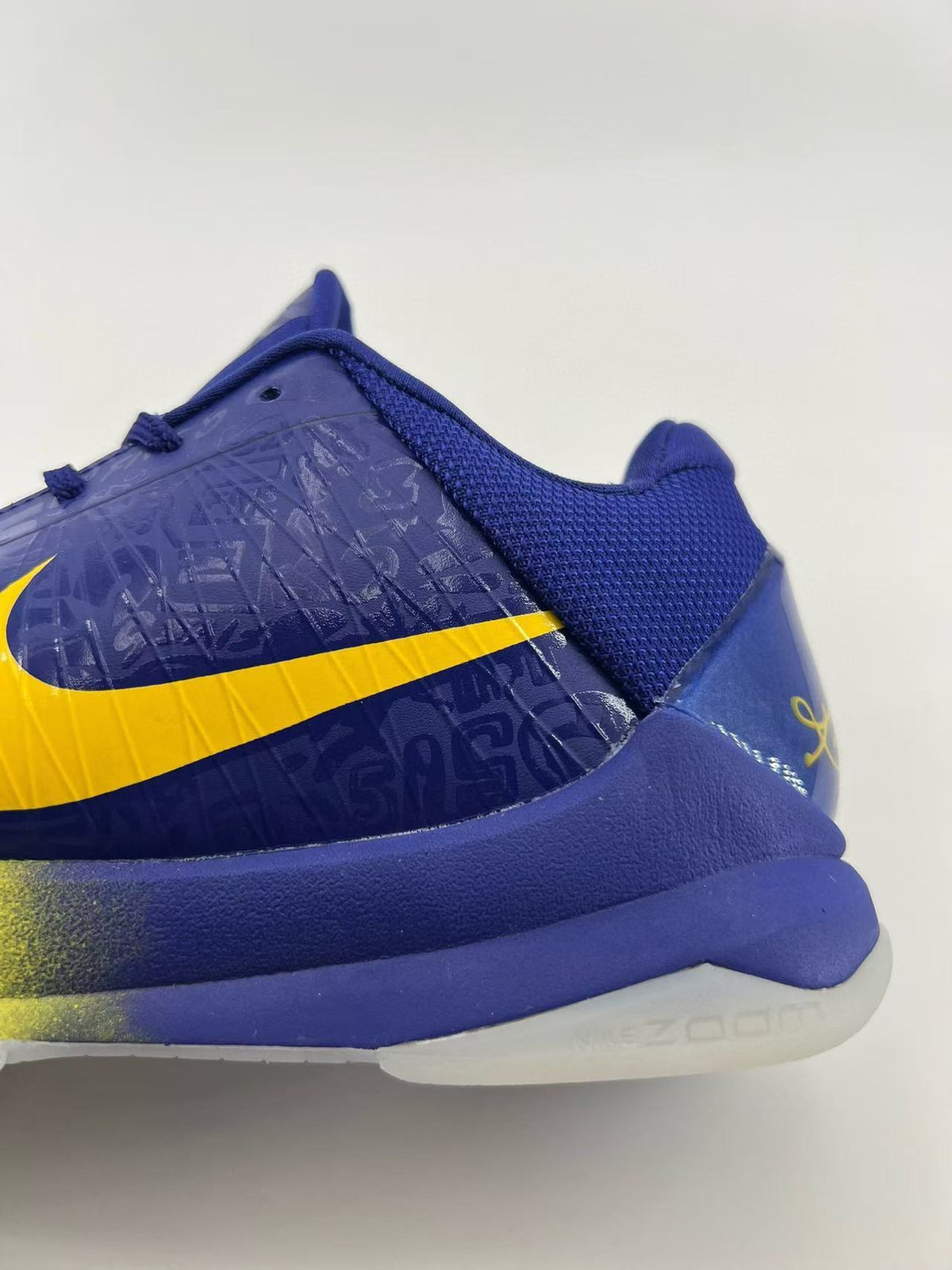 Nike Kobe 5 Protro Basketball Shoes in Blue Gold CD4991-400 - product image from the listing.