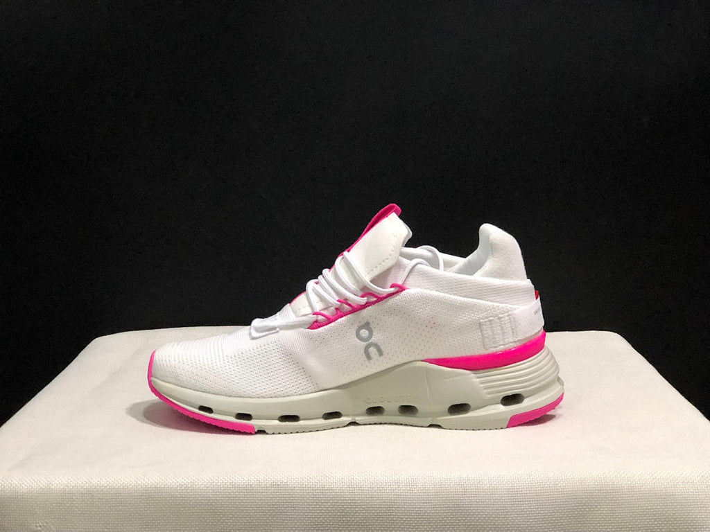On Cloudnova Sneakers in White Pink - product image from the listing.
