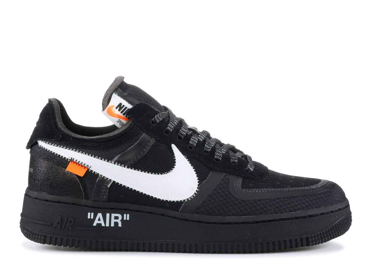 Off White X Air Force 1 Low Black Sneaker - product image from the listing.