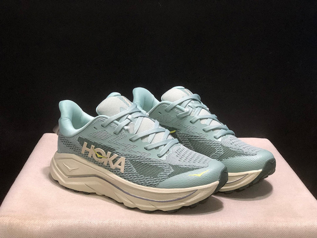 HOKA Challenger 8 Trail Running Shoes, in Pale Blue - product image from the listing.
