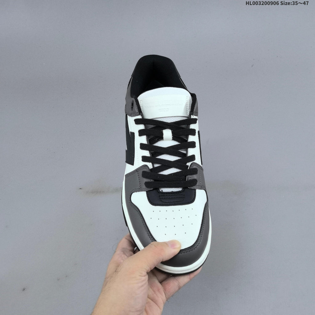 Gray and White Off-White Out Of Office Sneakers - product image from the listing.