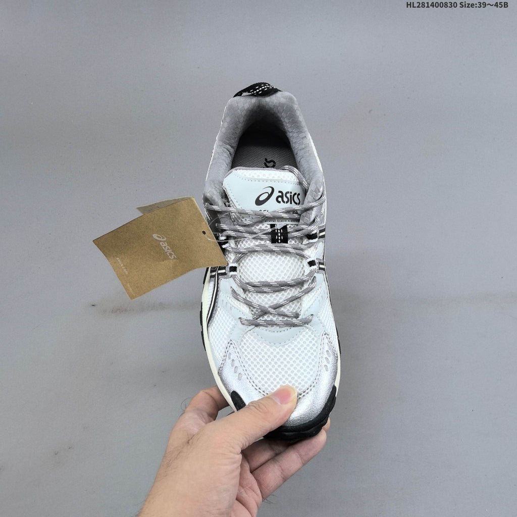 ASICS GEL-NANDI NR Running Sneakers in White Silver - product image from the listing.