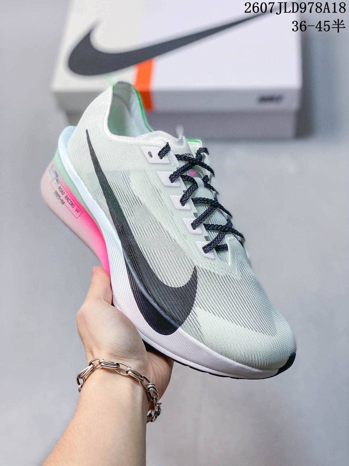 Nike ZoomX Vaporfly NEXT% 4 Racing Trainers 2607JLD978A18 - product image from the listing.