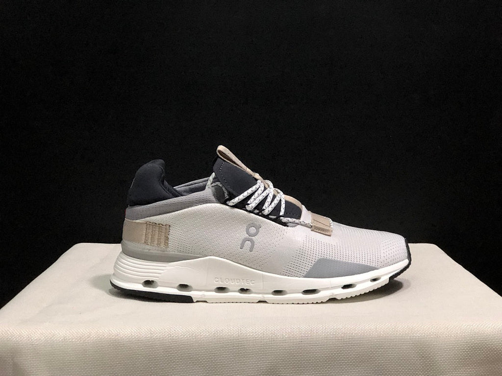 White and Sand On Cloudnova 1 Sneakers - product image from the listing.
