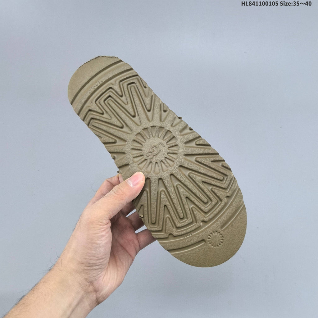 Chestnut UGG-Style Mini Platform Winter Boots - product image from the listing.