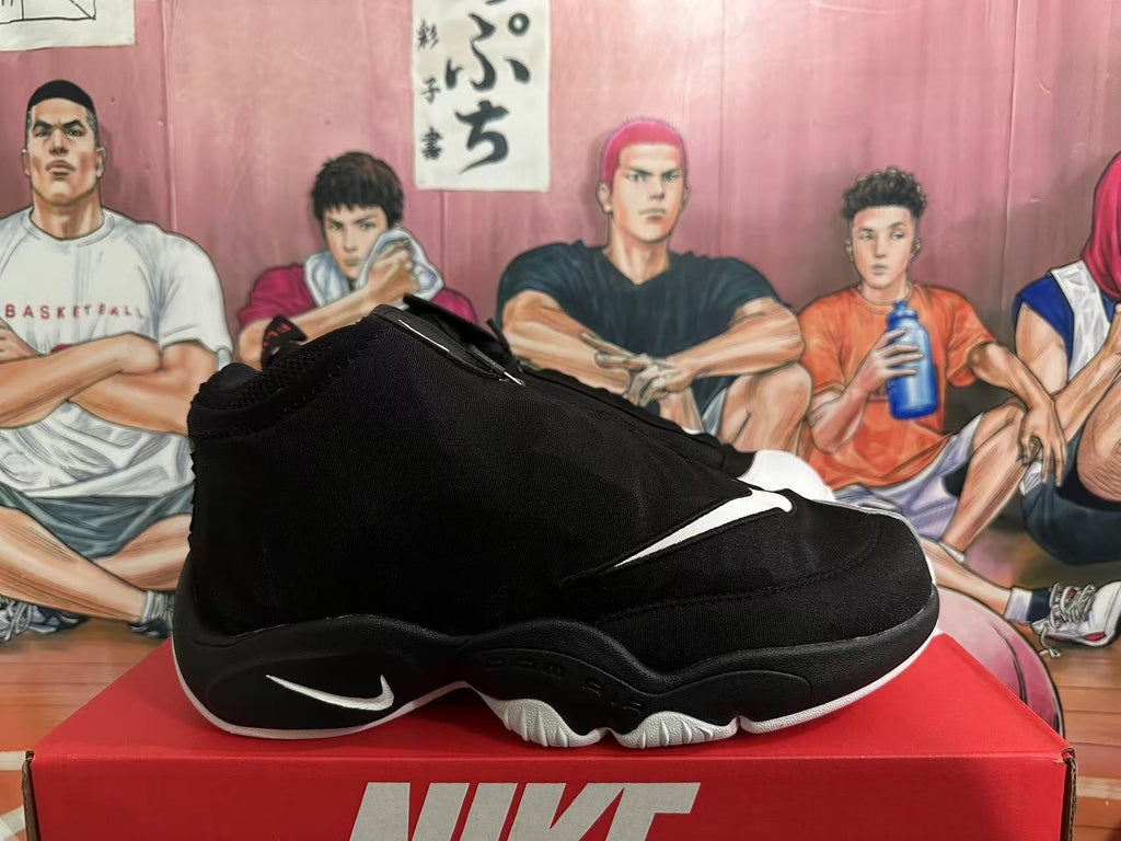 Nike Black White High-Cut Basketball Sneakers - product image from the listing.