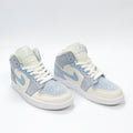 Jordan 1 Mid SE Paris Sneakers in Blue DA4666-100 - product image from the listing.