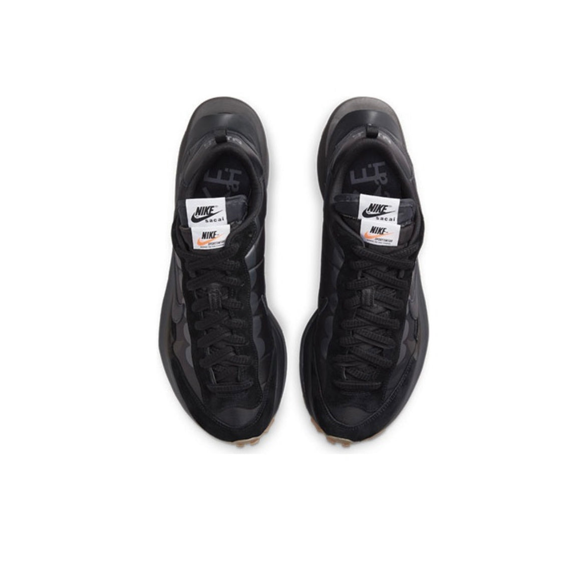 Nike x sacai VaporWaffle Sneakers in Black DD1875-001 - product image from the listing.