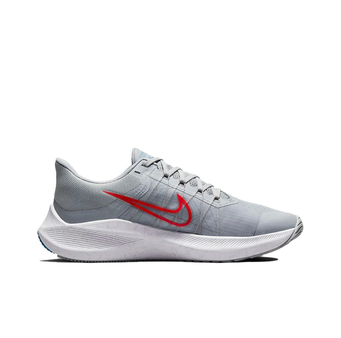 Nike Zoom Winflo 8 Running Shoes in Gray CW3419-004 - product image from the listing.