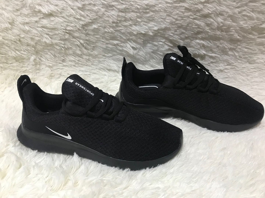 Nike Sportswear Black Mesh Low-Cut Sneakers - product image from the listing.