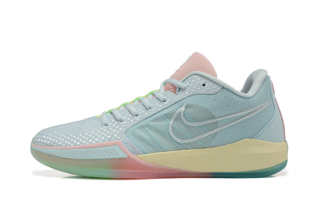Nike Sabrina 2 Basketball Shoes in Blue Pink Green - product image from the listing.
