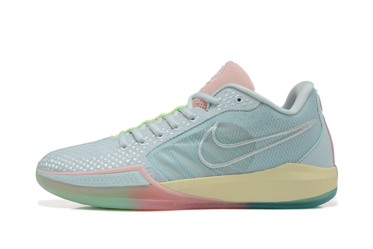 Nike Sabrina 2 Basketball Shoes in Blue Pink Green - product image from the listing.