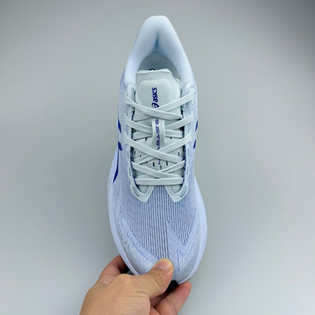 White and Blue ASICS N10 Running Shoes - product image from the listing.