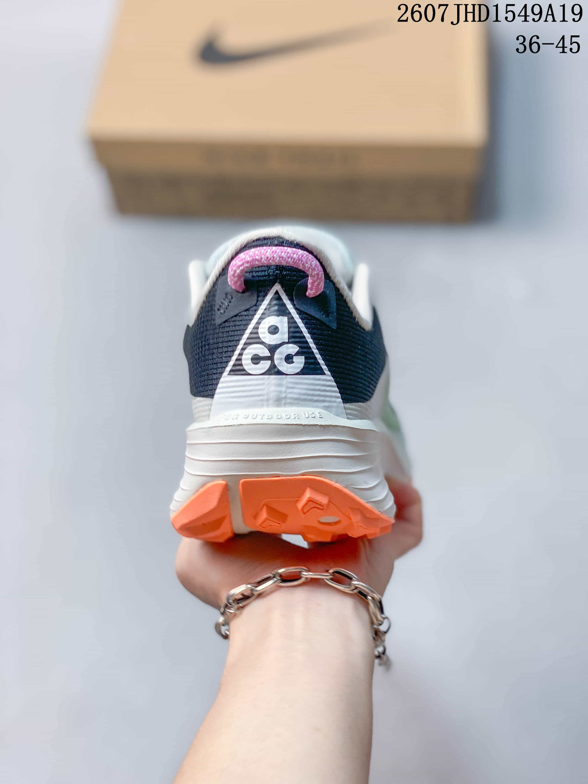 Nike Zoom Fly 5 Running Shoes in Navy White Orange - product image from the listing.