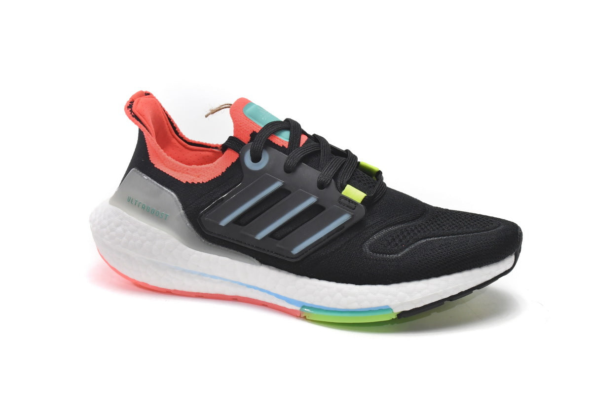 adidas UltraBoost 22 Running Shoes in Black Orange GY8681 - product image from the listing.