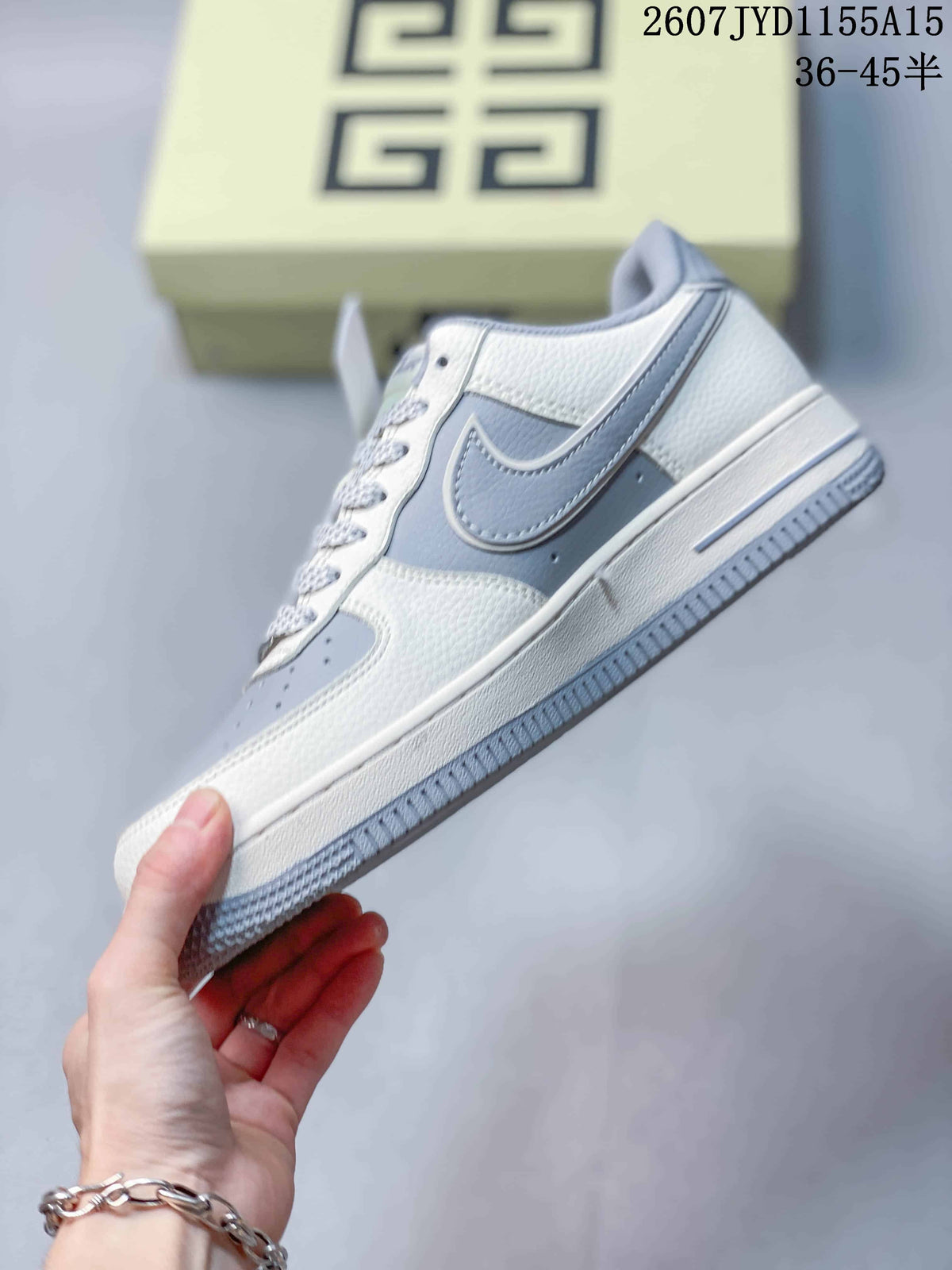 Nike Air Force 1 Low Sneakers in Gray Blue 2607JYD1155A15 - product image from the listing.