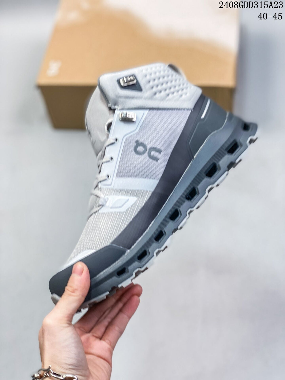Gray On Cloudnova Flux High-Top Sneakers - product image from the listing.