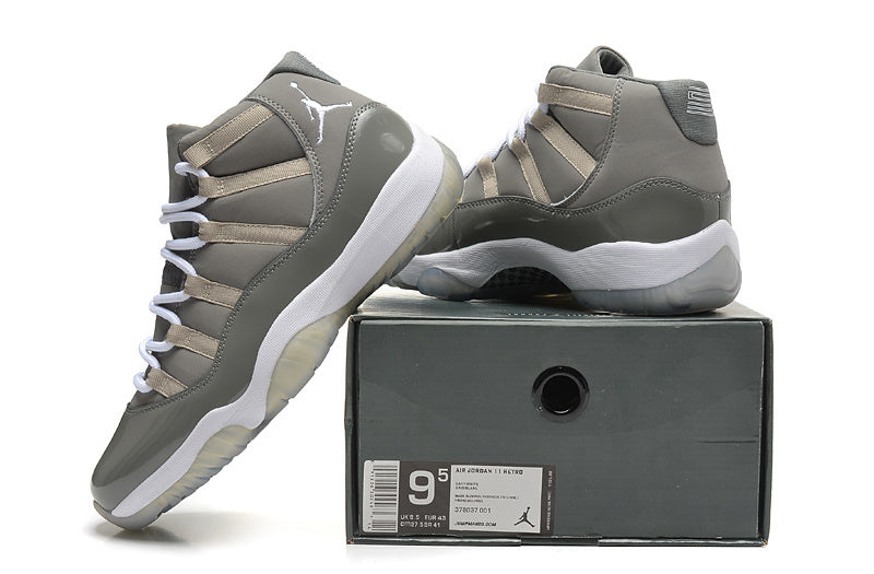 Air Jordan 11 Retro High-Top Basketball Shoes Grey - product image from the listing.