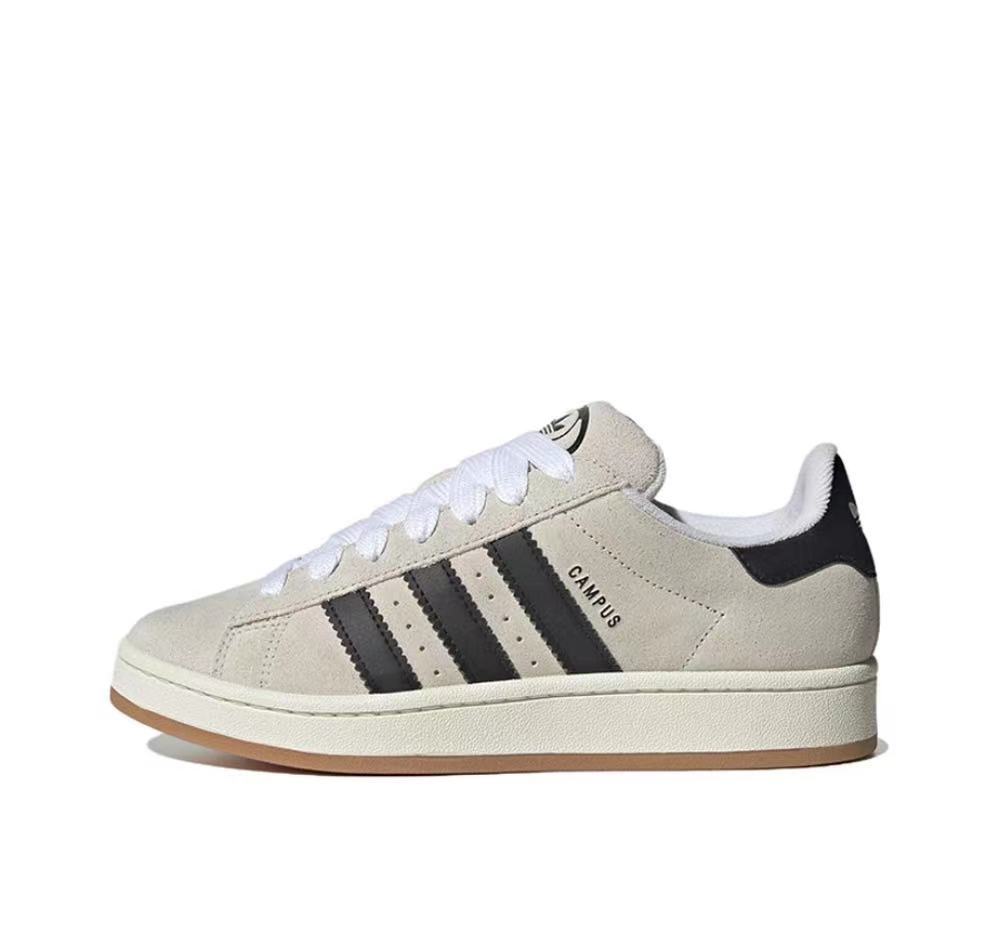 Beige and Black Adidas Campus 00s Sneakers - product image from the listing.