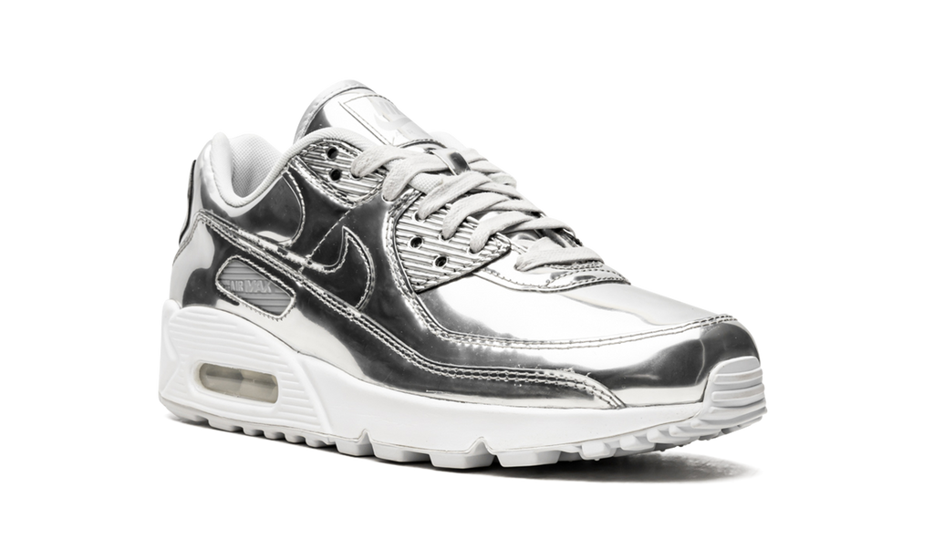 Women's AIR MAX 90 "Metallic Pack - Silver" CQ6639 001 - product image from the listing.