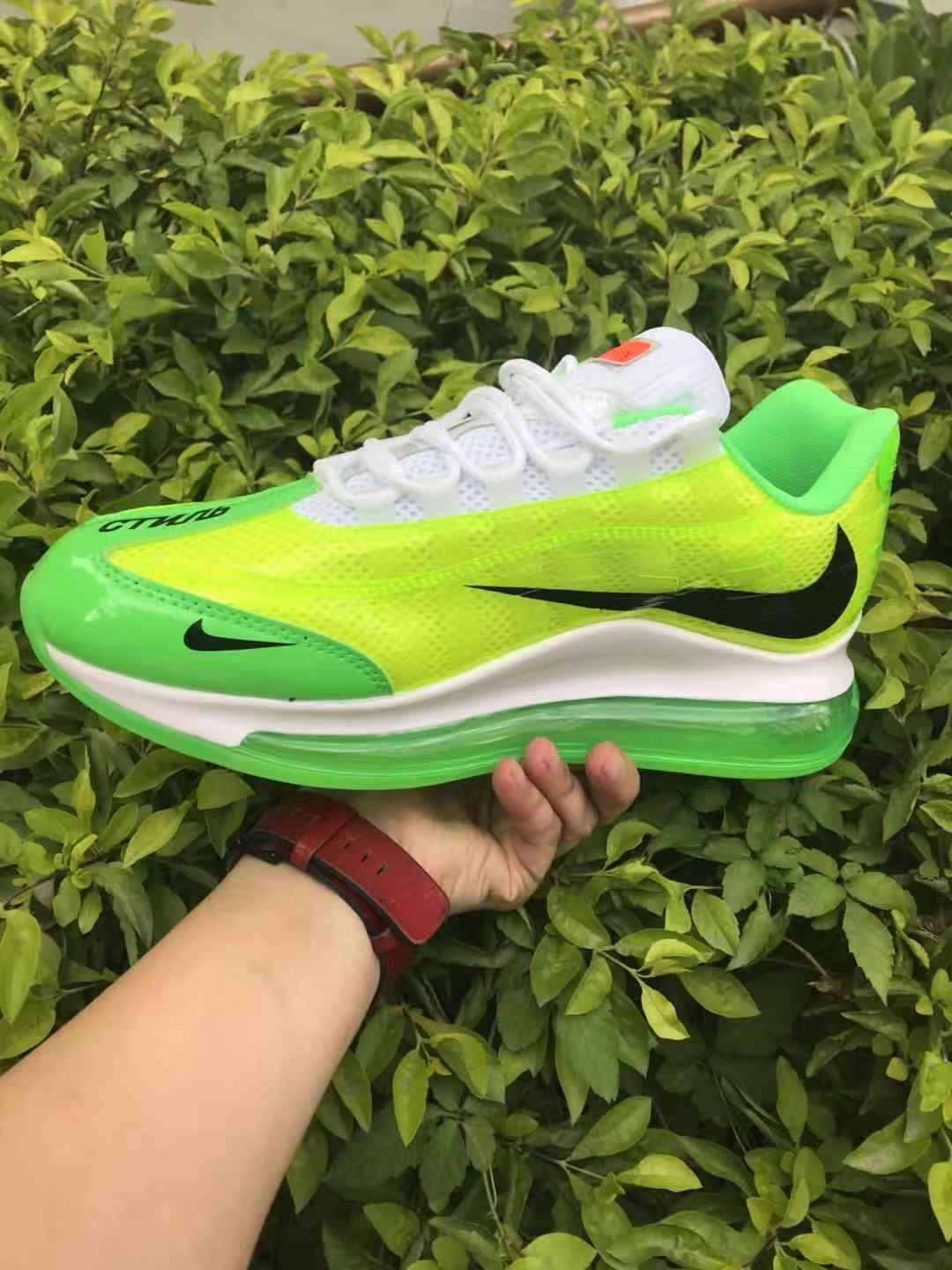 Nike Air Max 720 Heron Preston Sneakers Neon in Green - product image from the listing.