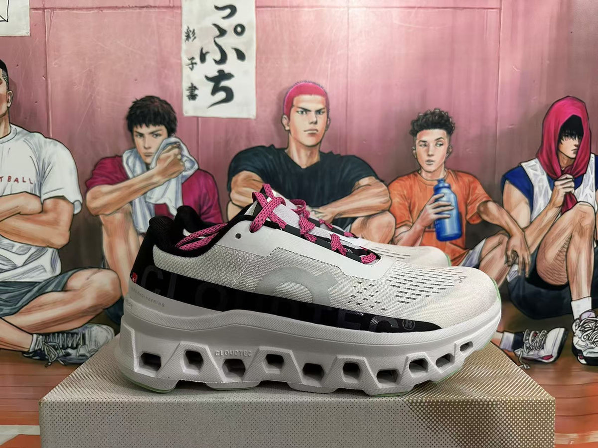On Running Cloudmonster 2 Sneakers Frost in White Black - product image from the listing.
