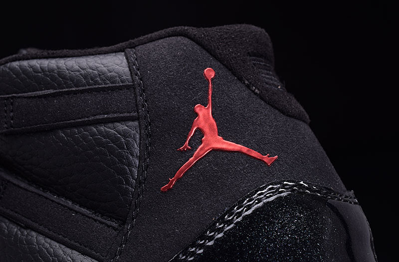 Air Jordan 11 High-Top Basketball Shoes Black White - product image from the listing.