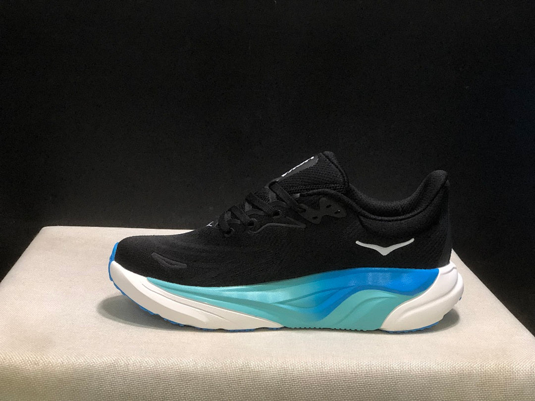 HOKA Arahi 8 Running Shoes, in Black Blue - product image from the listing.